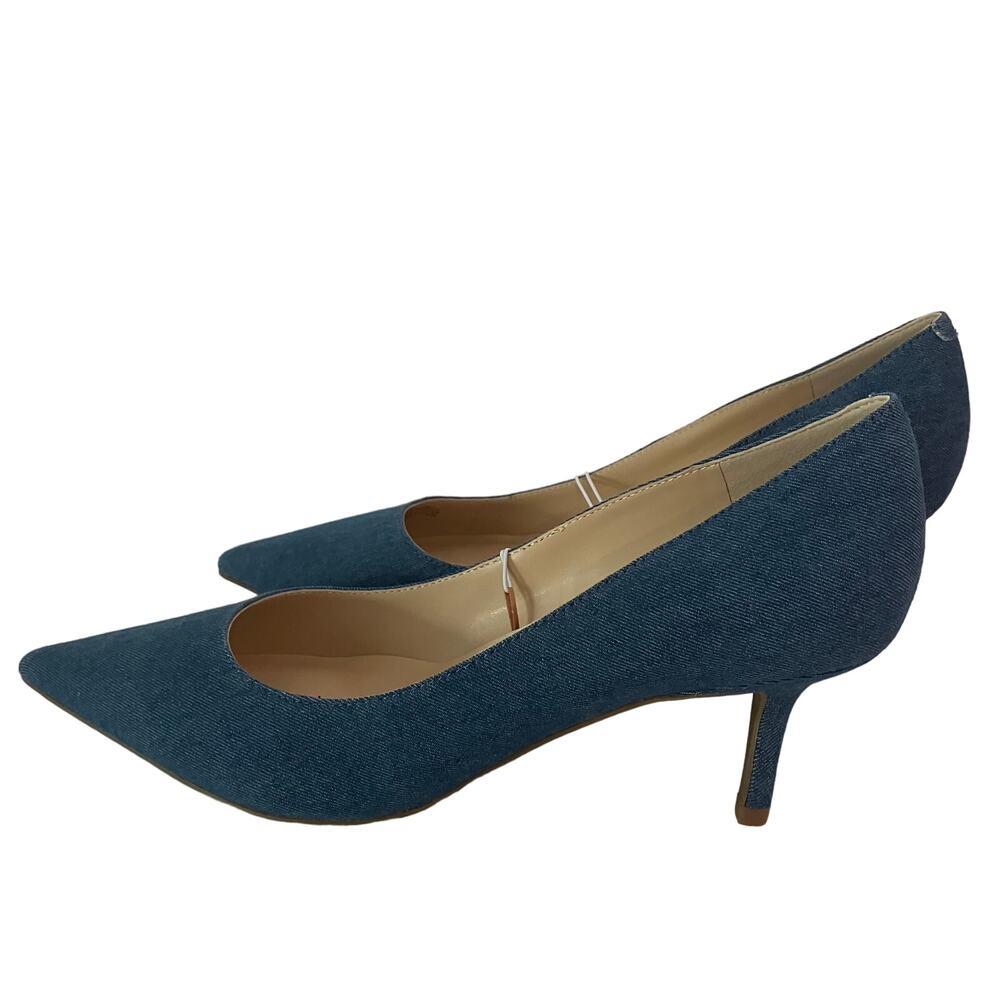 Marc Fisher Women’s Size 9 Blue Denim 2” Heels - New